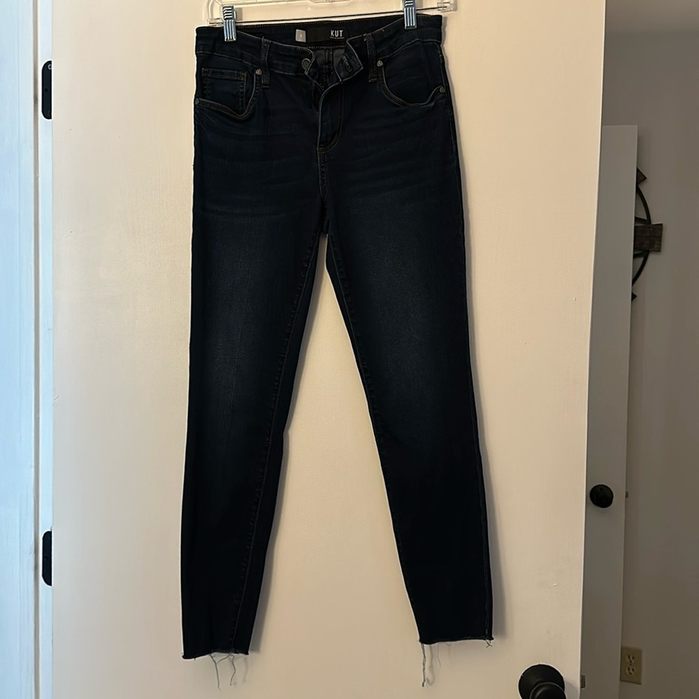 Kut from the Kloth dark wash high waisted jeans size 4